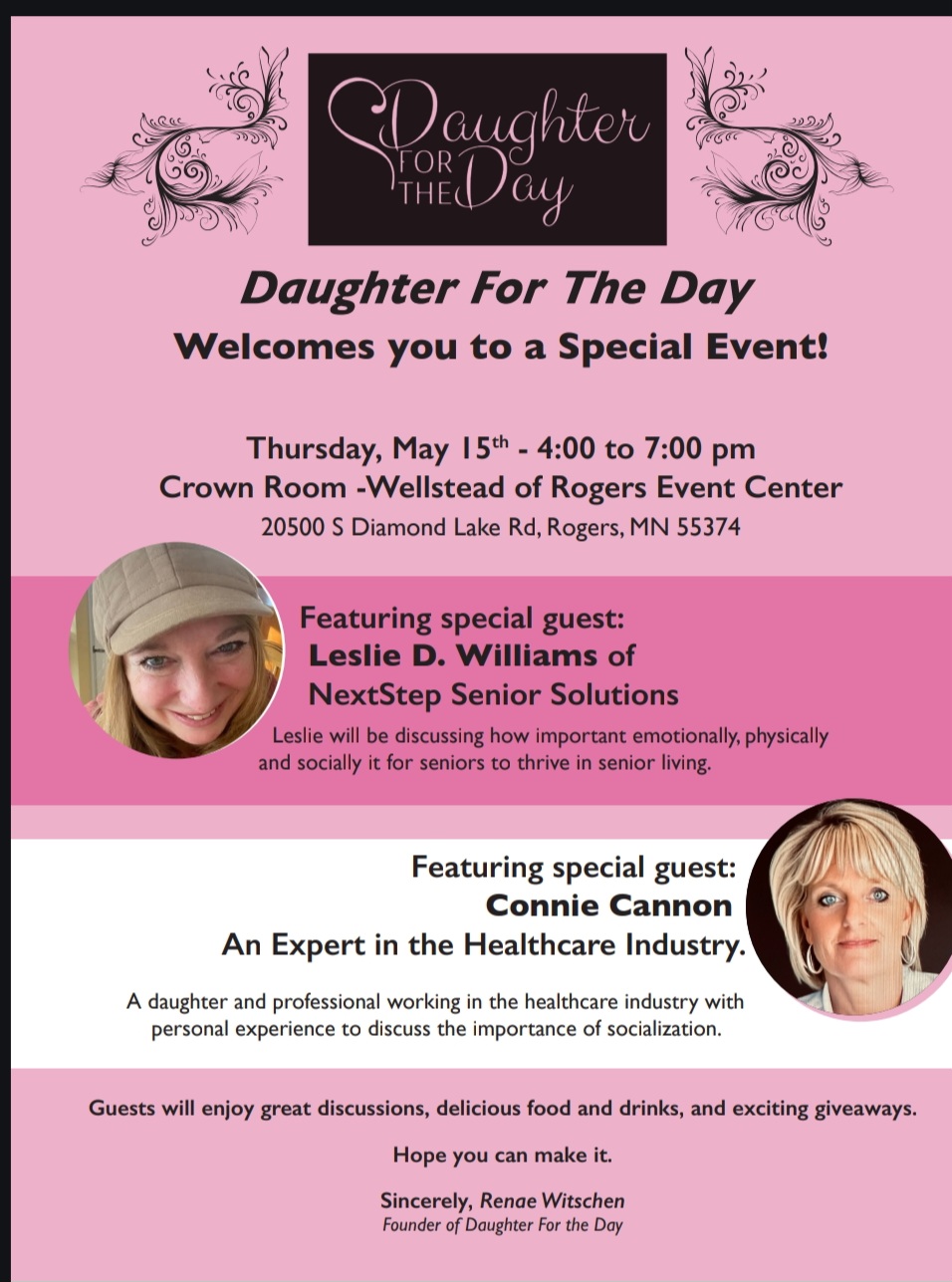 Special Event at the Crown Room May 15th